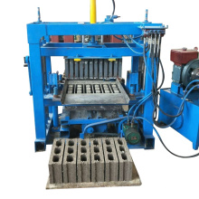 Diesel engine interlocking brick making machine concrete block making machine